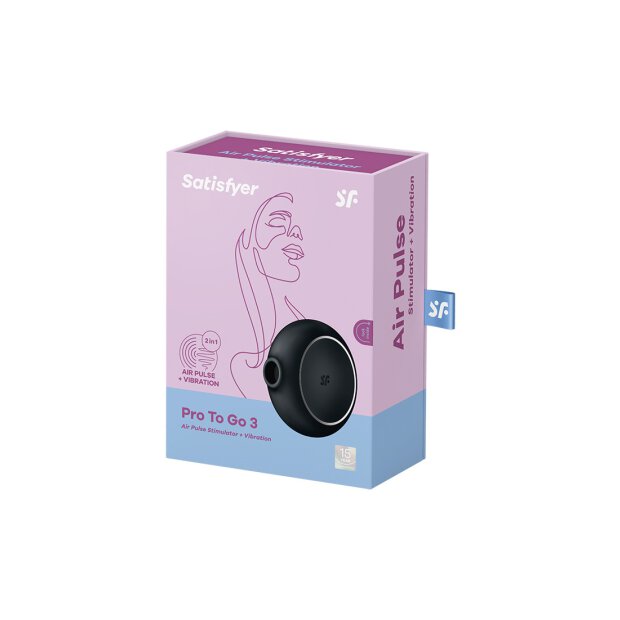 Satisfyer Pro To Go 3 Black