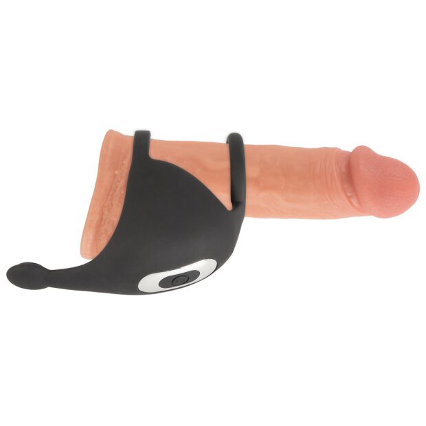 Rebel Cock ring with RC ball massager