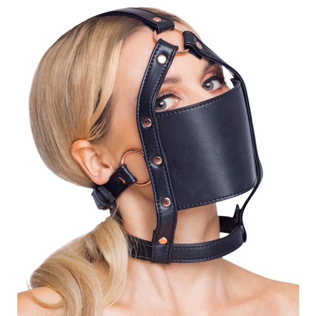 Bad Kitty head harness with a gag