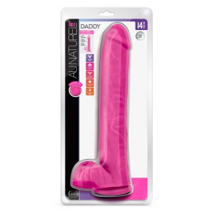Au Naturel Bold Daddy 14" Dildo Pink - 35,5 cm