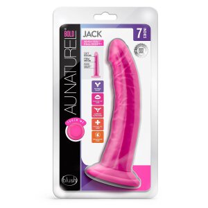 Au Naturel Bold Jack 7&quot; Dildo Pink - 19,0 cm
