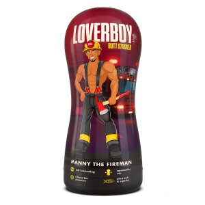 Loverboy Manny The Fireman Self Lubricating Stroker Tan
