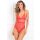 X Marks The Spot Lace Teddy, M/L