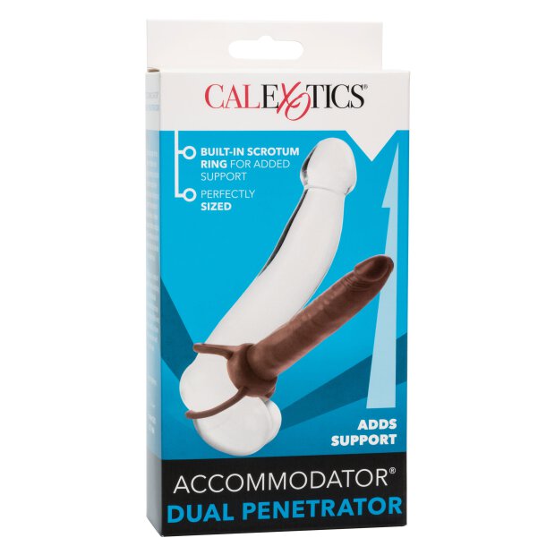 Accommodator Dual Penetrator Brown - 13,25 cm