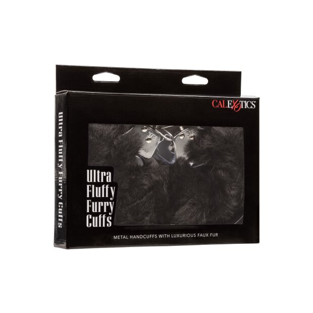 Ultra Fluffy Furry Cuffs Black