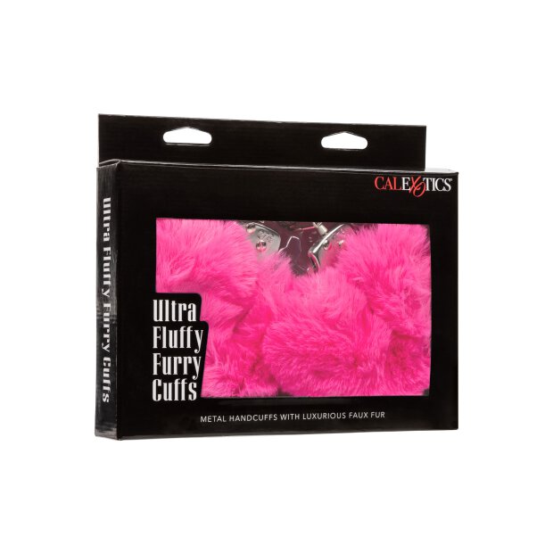 Ultra Fluffy Furry Cuffs Pink