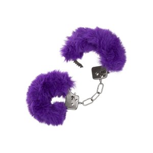 Ultra Fluffy Furry Cuffs Purple
