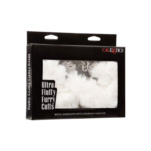 Ultra Fluffy Furry Cuffs White