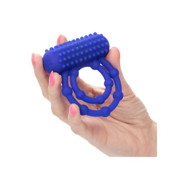 10 Bead Maximus Ring Blue