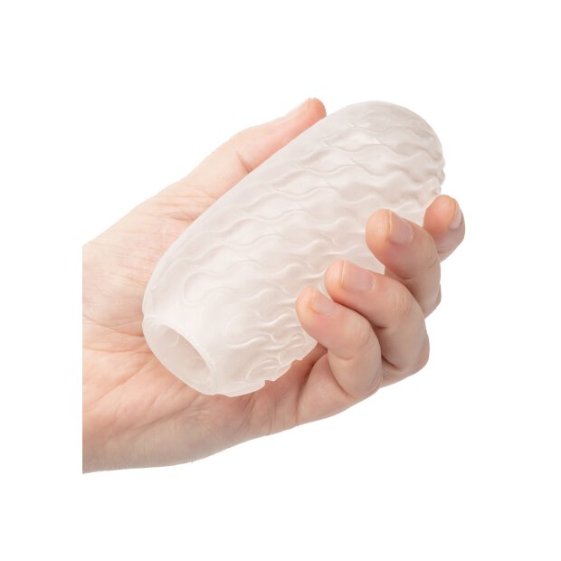 Boundless Ribbed Stroker Transparant