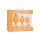Cheeky Gems 3 Pcs Orange