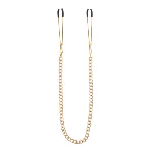 Taboom Nippel Klemmen mit Goldkette