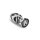 Playhouse Weighted Steel Butt Plug - S  Silver 2,3 cm