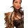 Kinky Diva Feather Shoulder Wrap Nude