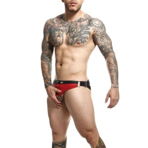 DNGEON Cockring Jockstrap Red OS