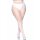 Fishnet Pantyhose Plussize White