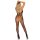 Seamless Crochet Bodystocking Black OS