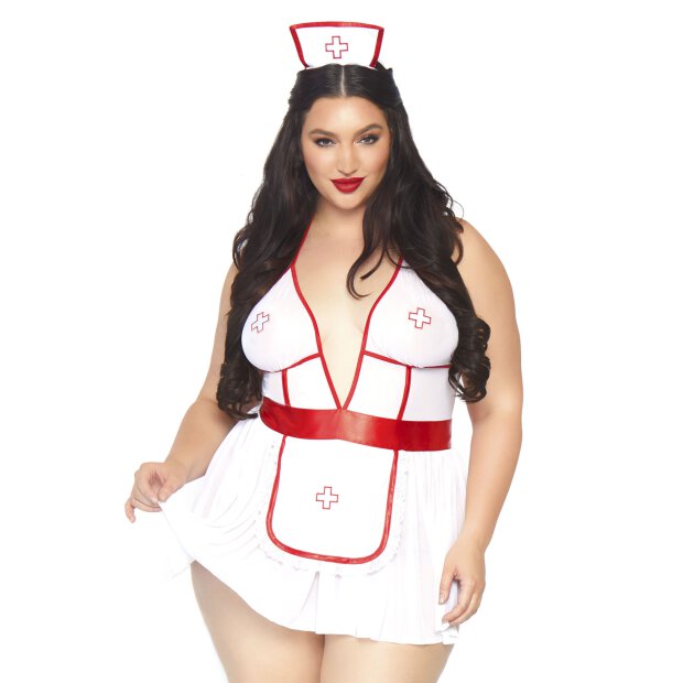 Roleplay Nightshift Nurse White XL/2XL