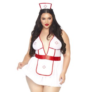 Roleplay Nightshift Nurse White XL/2XL