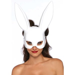 Masquerade Rabbit Mask White OS
