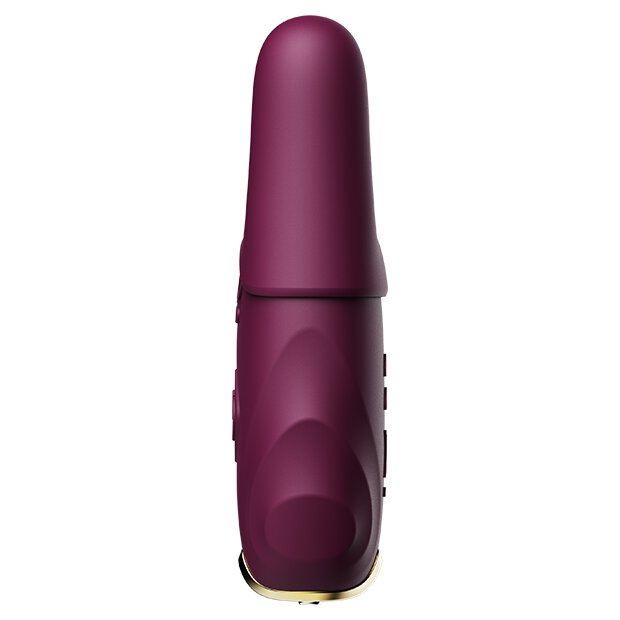 Zalo Nave Wireless Vibrating Nipple Clamps Velvet Purple