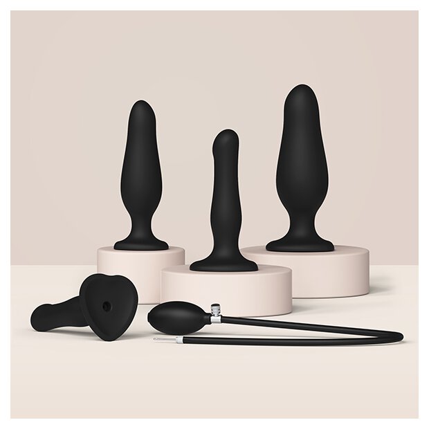 Strap-On-Me - Inflatable Dildo Black