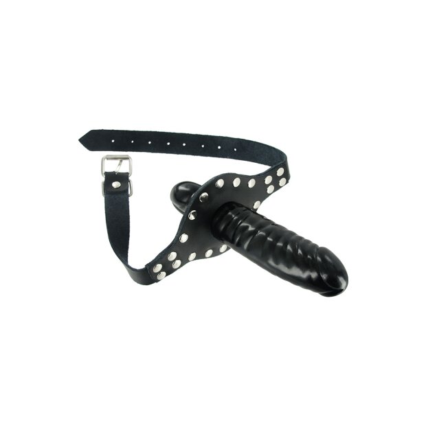 Strict Monte-moi ! Bâillon en cuir noir