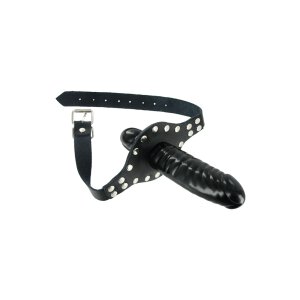 Strict Reite mich! Mundknebel Leder schwarz