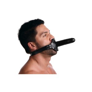 Strict Reite mich! Mundknebel Leder schwarz