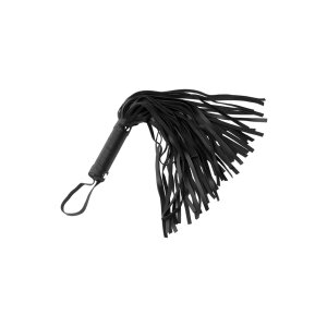 Strict Mini Leather Hand Flogger noir