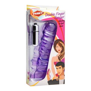 Frisky Double Finger Banger Gant vibrant point G violet
