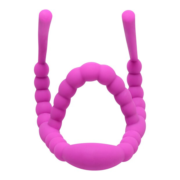 Frisky Petal Pusher écarteur de lèvres en silicone rose