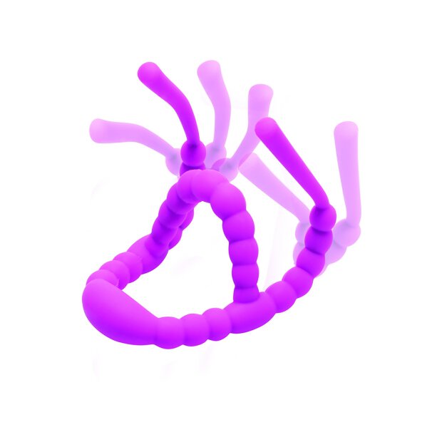 Frisky Petal Pusher écarteur de lèvres en silicone rose