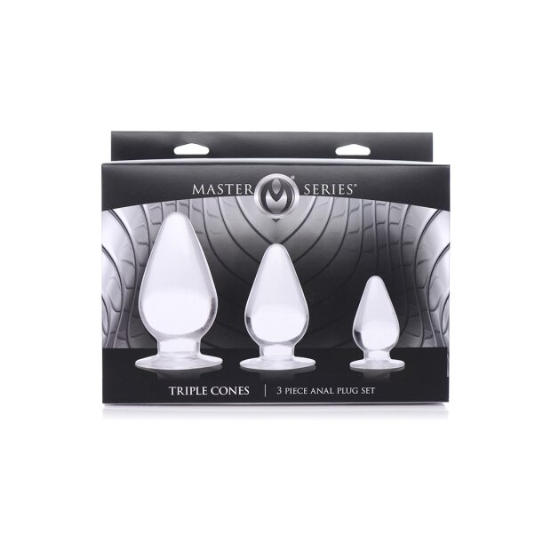 Triple Cones - Anal Plug Set - 3 piece