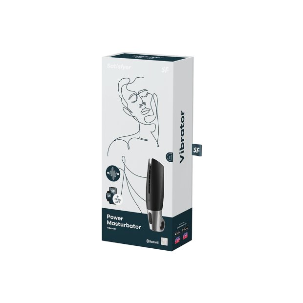 Satisfyer Power Masturbator Black / Silver