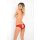 Pure Nv Crotchless Panty Red, S/M