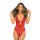 Down To Flaunt Bodysuit Red S/M - M/L