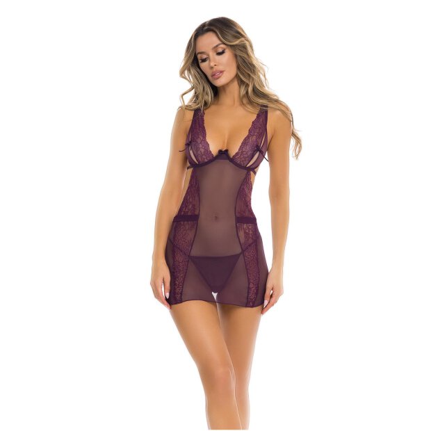 Sneak Peak Chemise Set Purple S/M - M/L