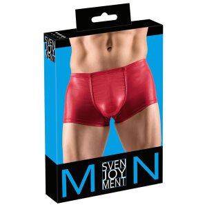 Herren Pants Wetlook rot S - 2XL