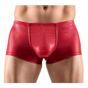 Herren Pants Wetlook rot S - 2XL
