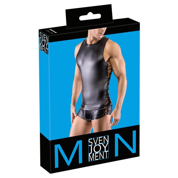 Herren Muscleshirt mit geschnürten Seiten S - XL