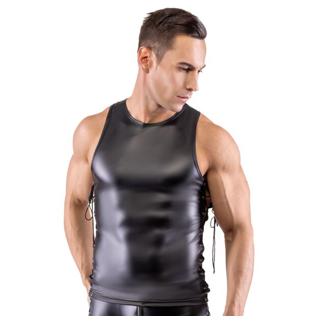 Herren Muscleshirt mit geschnürten Seiten S - XL