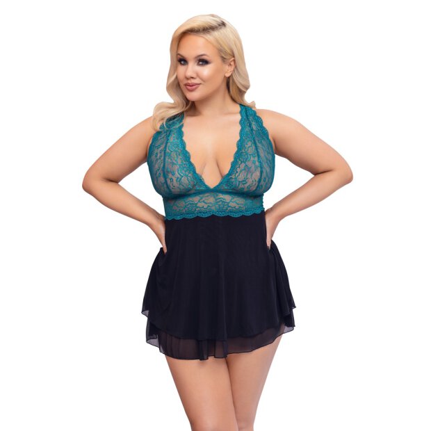 Babydoll petrol XL - 4XL