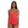 Trim Babydoll And Thong - Red - OS