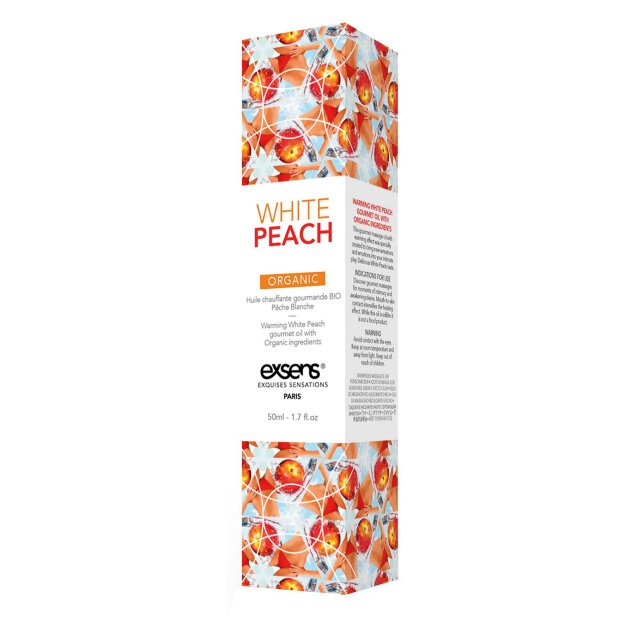 Exens Warming Massage Oil White Peach Organic 50ml