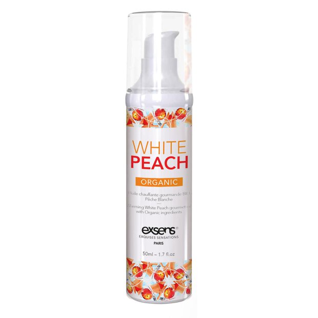 Exens Warming Massage Oil White Peach Organic 50ml
