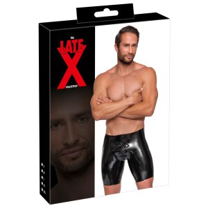 Mens Latex Pants Zip M