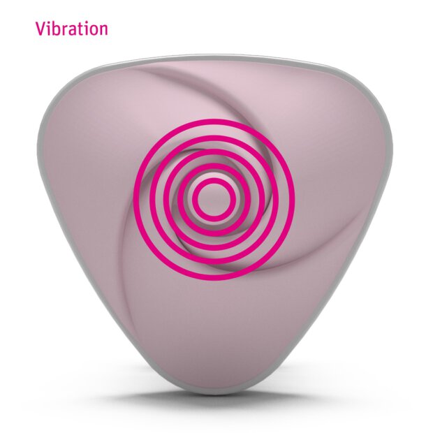 Mystim Hearts Desire layon vibrator rose