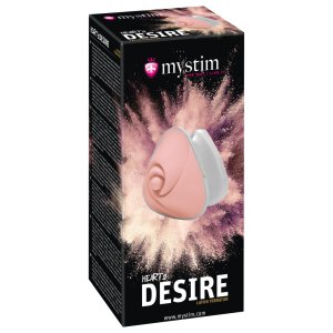 Mystim Hearts Desire layon vibrator rose