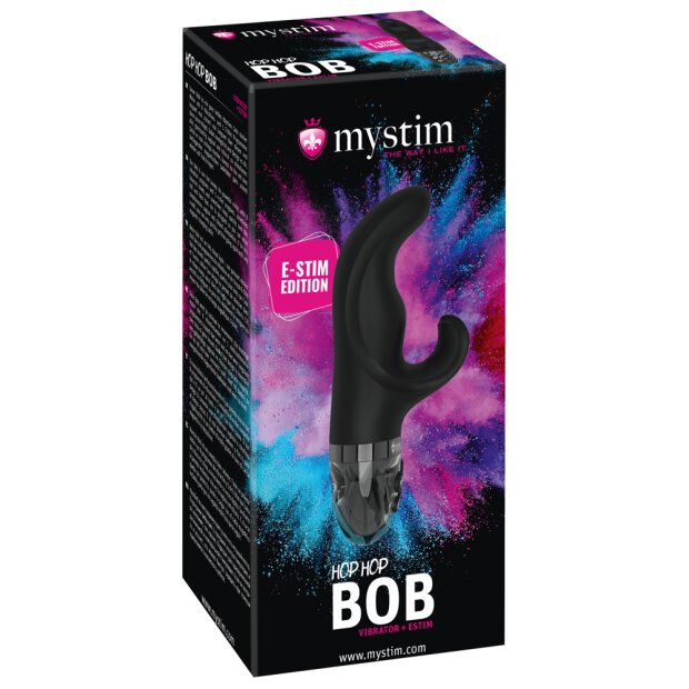 Mystim  Hop Hop Bob eStim Vibrator black